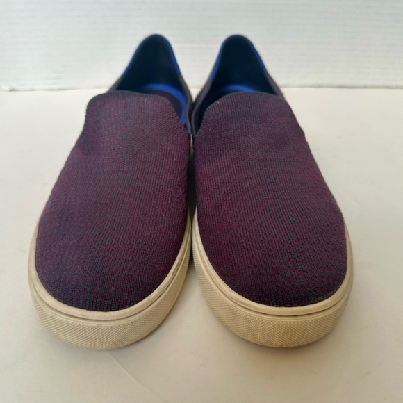 Rothy's The Original Sneaker Women’s Fig Python Purple Slip On Shoes- Size 9.5 - Picture 4 of 6